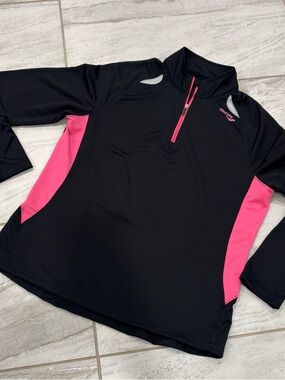 Saucony Women’s Sonic Vizi Pro Reflective Pullover Large Black Pink